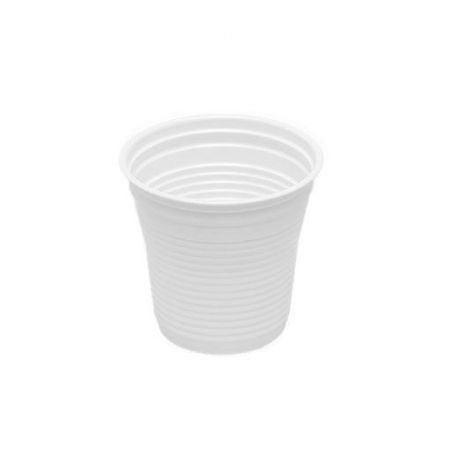 Műanyag pohár 0,8dl fehér 100db/csomag