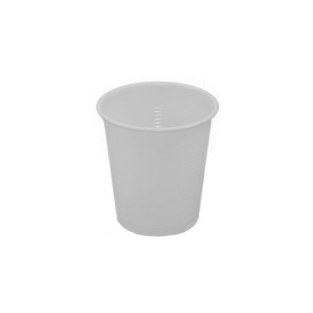 Műanyag pohár 1dl 100db/csomag fehér PP
