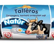 Talléros natúr félzsíros ömlesztett tömlős sajt 100g