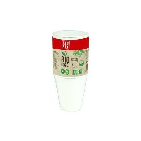 Zt_műanyag henger alakú pohár alufix 12db/csomag (elo)