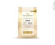 Callebaut velvet white fehér csokoládé pasztilla 32% 2,5kg
