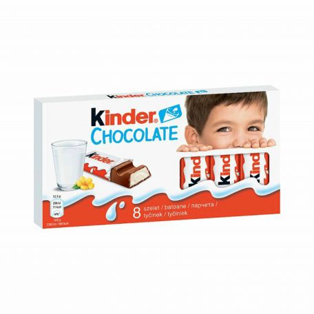 Kinder tejcsokoládé szelet T8 100g
