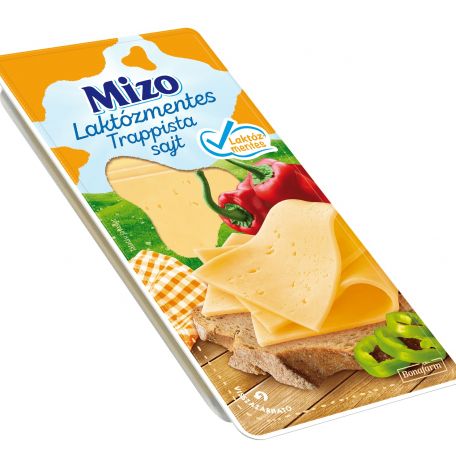 Mizo laktózmentes trappista sajt szeletelt 125g