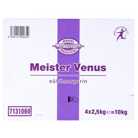 Meister Venus sütőmargarin 80% 10kg (4x2,5kg)