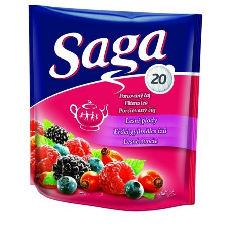 Saga erdei gyümölcs ízű gyümölcstea 20x1,74g