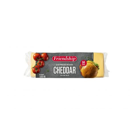 Friendship vörös cheddar sajt szeletelt 1,033kg/84szelet