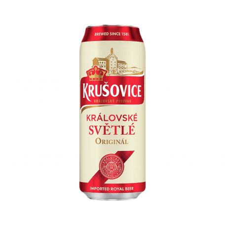 KRUSOVICE LAGER SVETLE dobozos sör 4,2% 0,5L