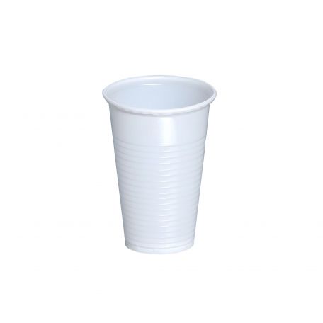 Műanyag pohár 3,5 dl-es fehér PP ÚJ akciós (50 db/cs.)