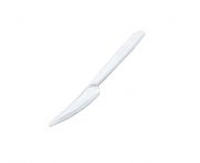 Műanyag TÖBBSZÖR használható Eco fehér kés 18cm 50db/cs
