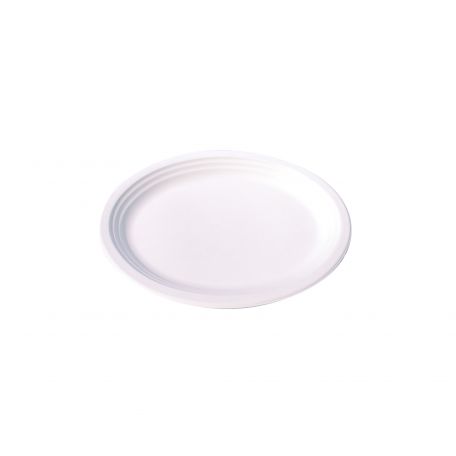 Bagasse kerek tányér 25 cm-es (50 db/cs)