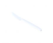 Műanyag TÖBBSZÖR használatos fehér PP kés 185mm 50db/cs