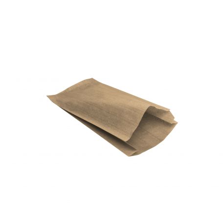 Sütőipari papírzacskó 1 kg-os barna 140+50×240 mm 35 gr