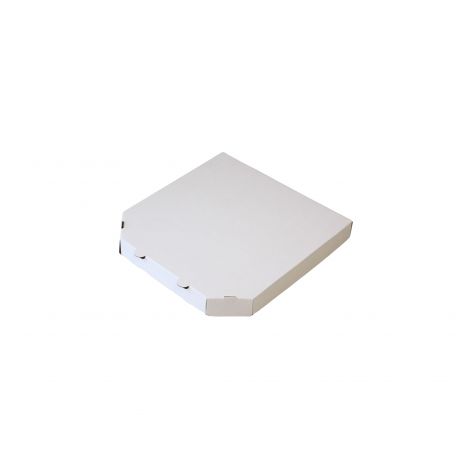 Pizzadoboz 30x30×3 fehér 6 szögl. általános nyomattal (100db/csom)