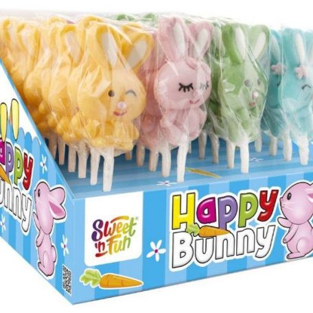 Happy bunny hard candy lollipop 20g/ 48db