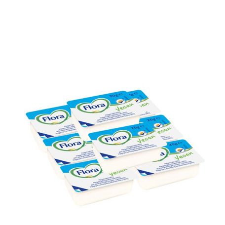 Flora mini laktózmentes vegán margarin 40% 20g 120db/karton