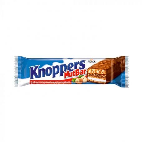 Knoppers nutbar csokoládészelet 40GR