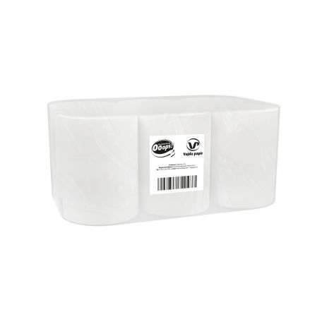 OOOPS! 2 rétegű fehér papírtörlő 20cm/100m 500lap 6tekercs/csomag