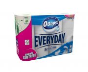 OOOPS! Everyday 3 rétegű wc papír sensitive 24 tekercs