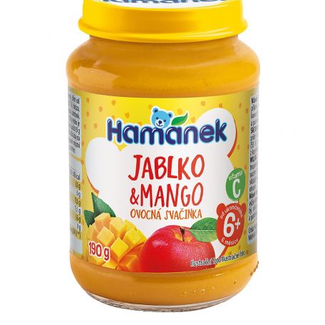 Hamánek bébidesszert alma-mangó (4 hónapos kortól) 190g