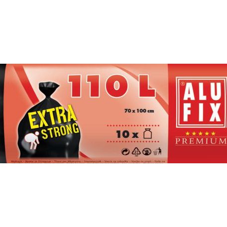 Alufix extra szemeteszsák 110l/10db 37µ