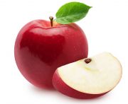 Piros gála alma mosott